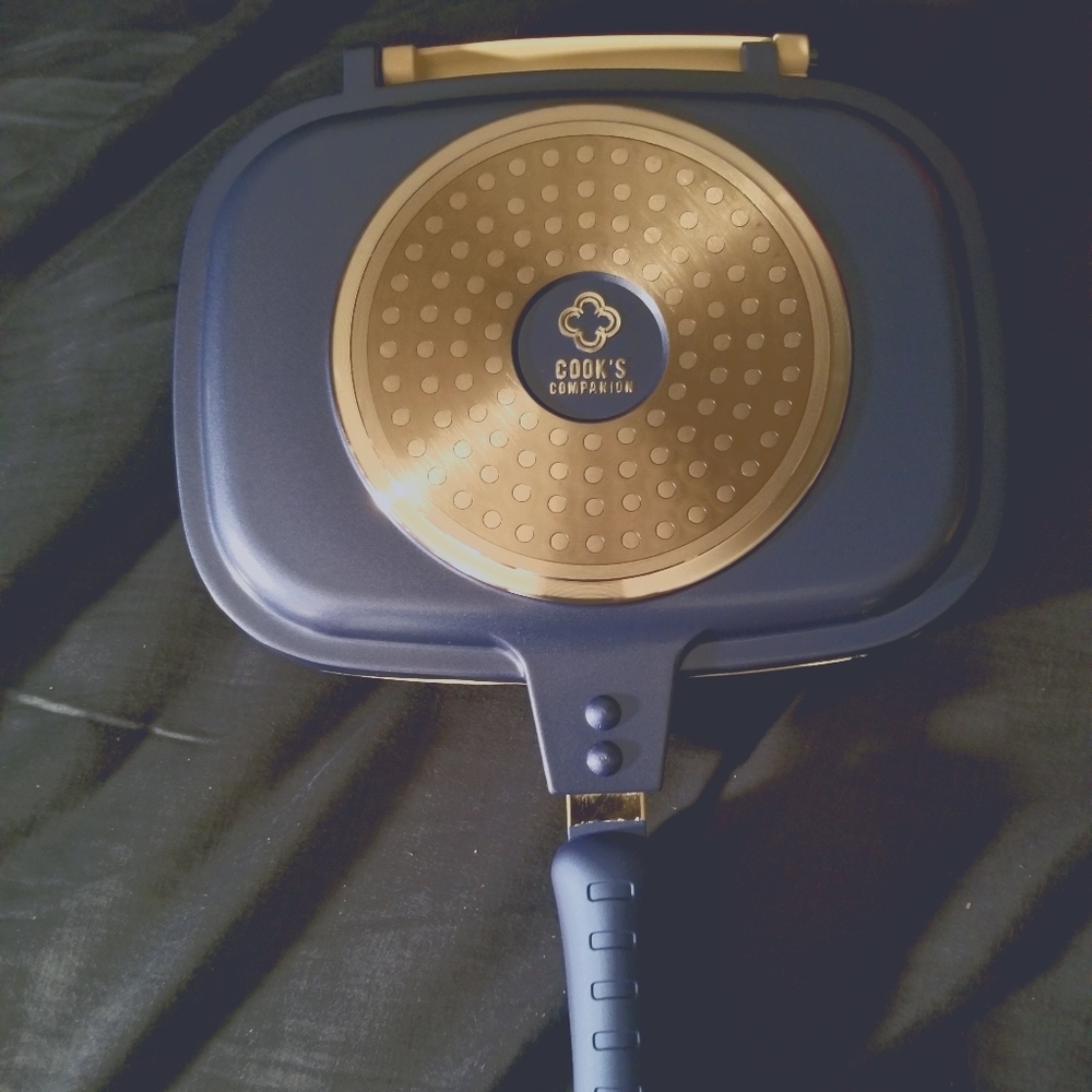 Cooks Companion Flip Pan Blue - New